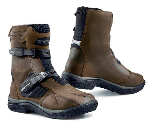 Botas Para Moto Tcx Adventure Baja Mid Impermeable Café