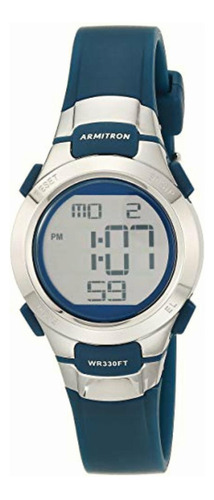 Armitron Sport Women's Digital Watch With Matte Navy Strap