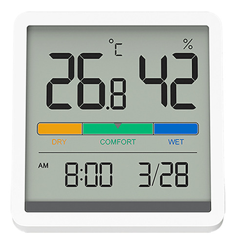 Reloj De Humedad Inteligente Para Interiores Con Monitor Lcd
