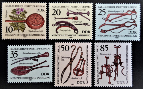 Alemania Ddr, Serie Mi 2640-5 Herramientas 1981 Mint L16038