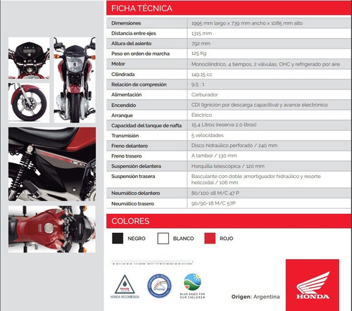 Imagen 15 de 16 de Patentadas: Cb 125 $716700 - Glh 150 $684800 -xr $1.017.364