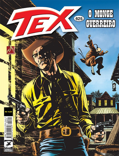 Tex Nº 625: O monge guerreiro, de Zamberletti, Antonio. Série Tex (625), vol. 625. Editora Edições Mythos Eireli,Sergio Bonelli Editore, capa mole em português, 2021