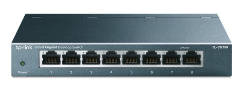 Switch 8 Bocas Tp-link Tl-sg108 10/100/1000 Gigabit Metalico