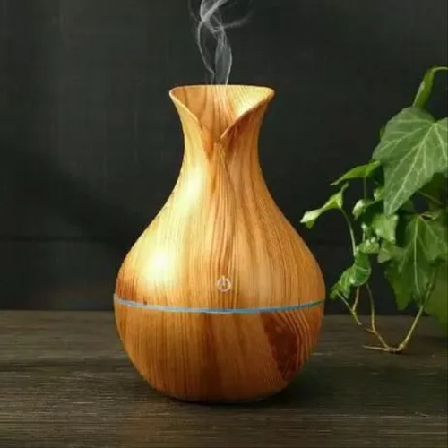 Umidificador E Aromatizador De Ambiente Bambu 150ml Com Led