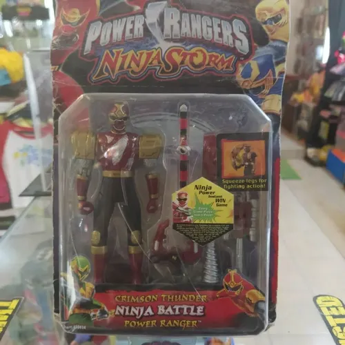 Power Rangers Ninja Storm Crimson Thunder Battle Figura