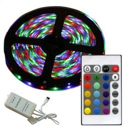 Led Rollo 3528-12v-220v Rgb-7 Color Control+ Transform. T2