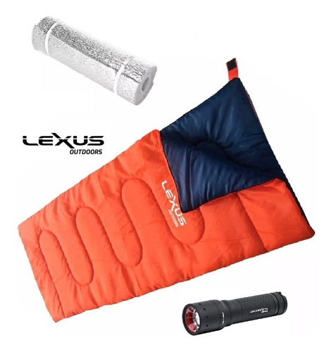 Bolsa De Dormir Lexus Modelo Summer + Aislante + Linterna