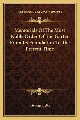 Libro Memorials Of The Most Noble Order Of The Garter Fro...