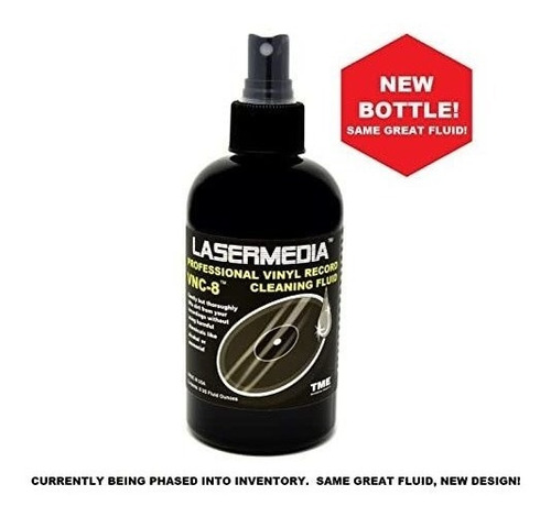 Imagen 2 de 6 de Solucion De Limpieza De Discos De Vinilo Liquido 237 Ml