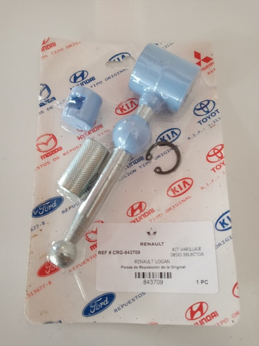 Imagen 5 de 7 de Kit Dedo Selector Varillaje Con Buje Renault Logan Sandero