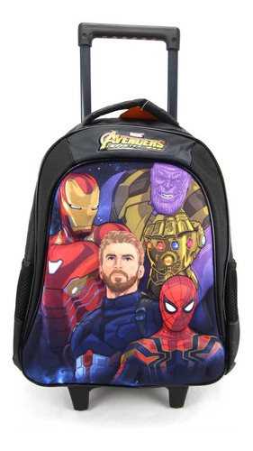 Mochila De Rodinha 3d Vingadores Marvel Xeryus 7500