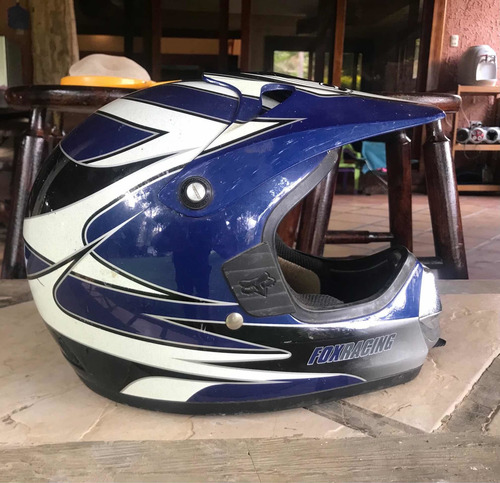 Imagen 2 de 7 de Casco Fox Racer Youth Kids 5/12 Años Professional Moto Cross