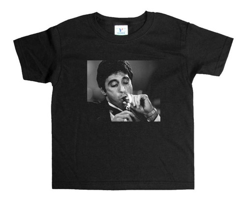 Remera Negra Scarface  Art#2