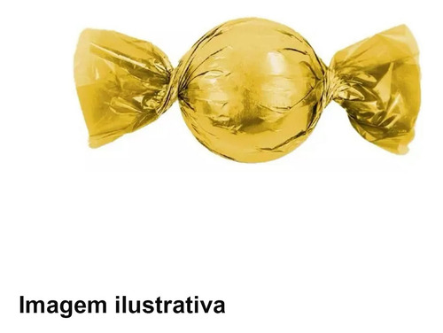 Embalagem Para Trufas E Bombons Dourado Com 100 Un. - Regina