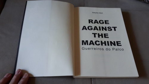 Livro Rage Against The Machine Guerreiros Do Palco