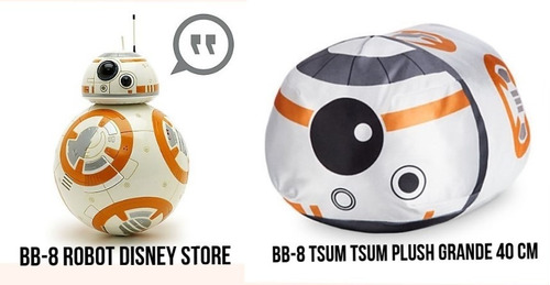 Star Wars Bb-8 Robot Parlante + Tsum Tsum Disney Store