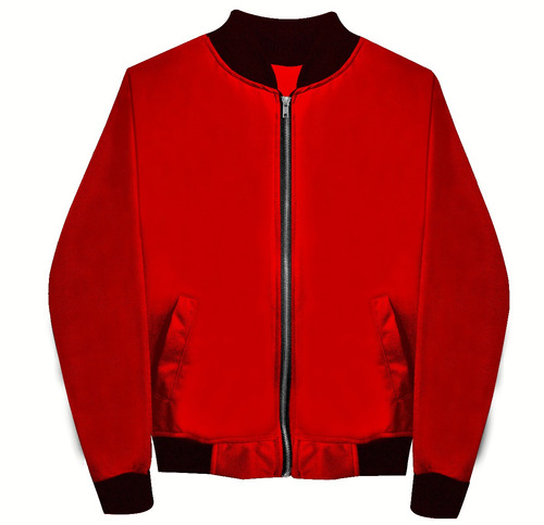 Chamarra Bomber Jacket Roja Envío Gratis | Mercado Libre
