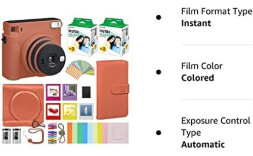 Fujifilm Instax Square Sq1 Cámara Instantánea Terracota Nara
