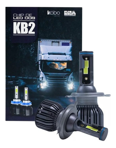 Kit Cree Led Kb2 Chip Led Dob 42w 12v 24v Cooler Premium
