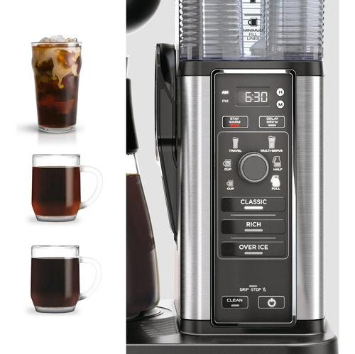 Cafetera Ninja 10 Tazas Programable, Café Frío Y Caliente