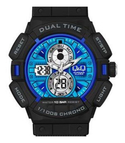 Reloj Para Hombre Q&q Gw81j803y Negro