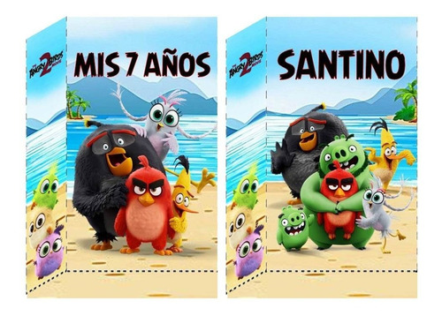 10 Bolsitas Golosineras C/ Cierrabolsa Angry Birds Pelicula