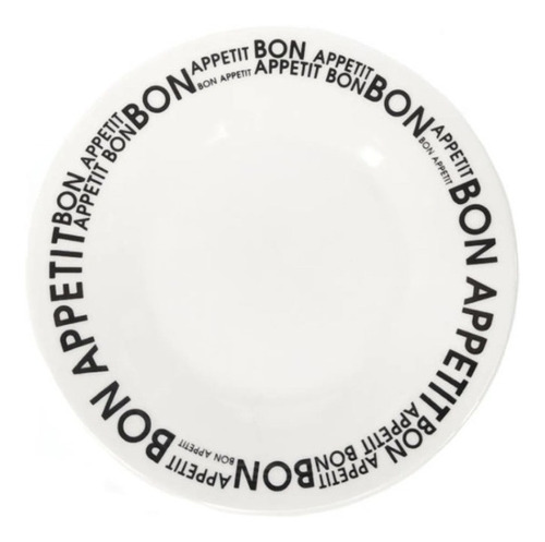 Plato Hondo 22cm Bon Appetit X12un Porcelana Oxford Vajilla