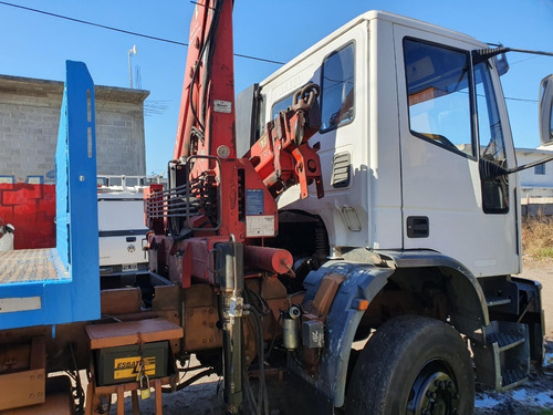 Imagen 6 de 7 de Iveco 160e23n Caja Abierta Con Hidrogrua Amco Veba. 2 Ejes