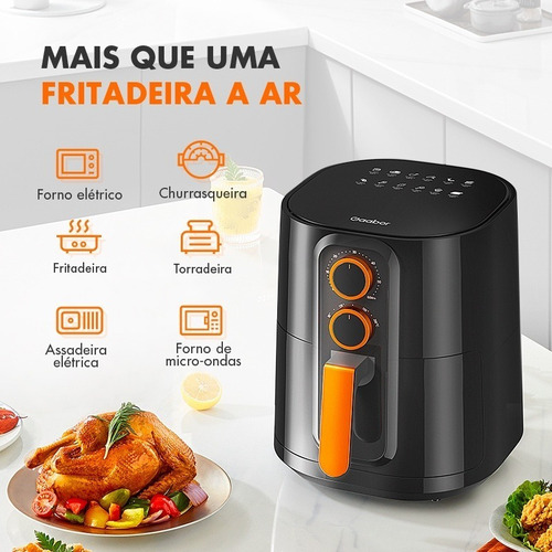 Fritadeira Elétrica Gaabor 4l Sem Óleo Air Fry 1400w 110v
