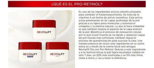 Crema Antiarrugas Revitalift Dia Fps30 + Noche+ Agua Micelar