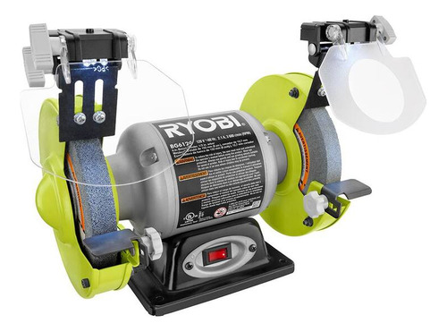 Ryobi Esmeriladora 6 De 2.1 Amperios Con Luces Led - Bg612g