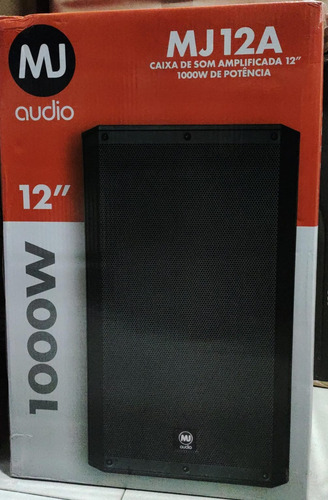 Caixa Mj Audio Mj12as De 1000w Com Bluetooth 110v/220v