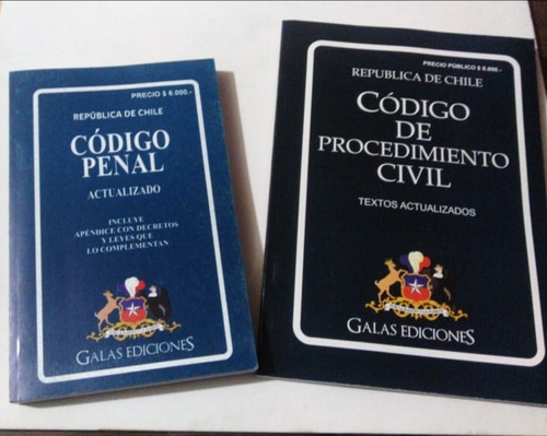  Pack Código Penal Código Procedimiento Civil 