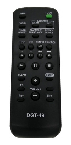 Control Remoto Para Equipo Sonido Sony Mhc-gpx3 Genezi