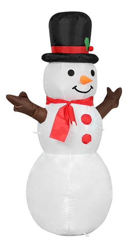 Muñeco De Nieve Inflable Navideño, Decoración Navideña,