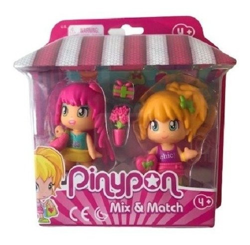 Set Figuras X 2 Pinypon Amigas De Compras Con Acc 15605