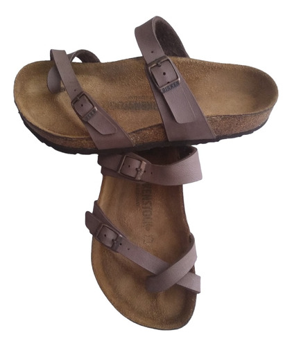 Sandalias Birkenstock Mayari Birko Flor De Mujer #24.5 Mx 