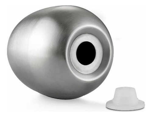 Pimentero Con Forma De Huevo De Acero Inoxidable, 1 Unidad,