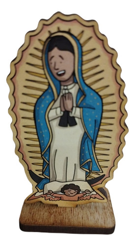 Souvenir Fibrofácil Virgen De Guadalupe X 10 Unidades 
