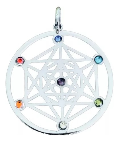 Dije De Metatron En Plata Solida Ley 0.925