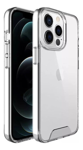 Funda Para Moto G52 Hybrid Clear Case Premium Uso Rudo Tpu Color Transparente Space Clear