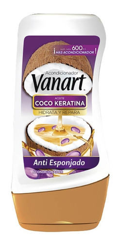 Vanart Acond Antiesponjado 600 Ml