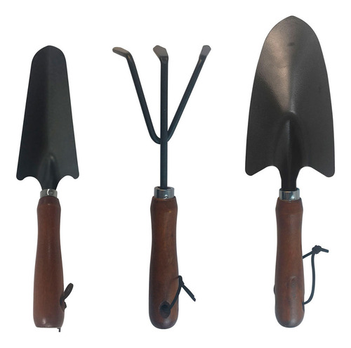 Set De Jardinería De Mano 3 Piezas Kushiro 2palitas+rastrill