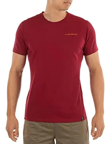 Playera La Sportiva Con Logo En La Espalda Hombre Sangria