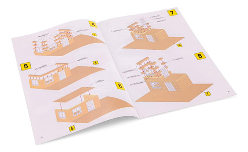 Set De Construcción De Ladrillos Teifoc Villa 330 Piezas