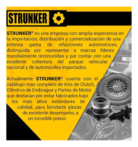 Kit De Embrague Volkswagen Pointer 1.8l 4 Cil 98/09 Strunker