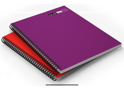 Cuaderno Universitario 100h Matematica 5mm 8u Colors Glamtex