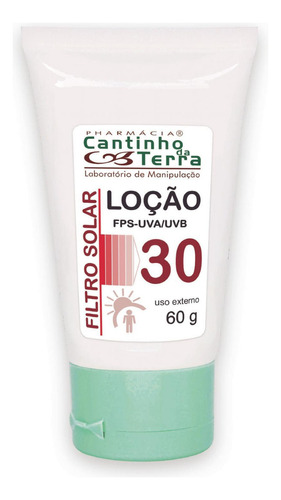 Filtro Solar Loção Fps 30 Com 60g