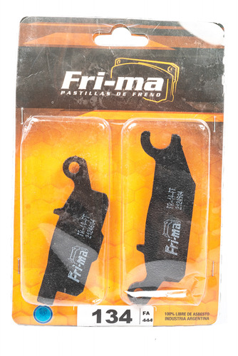 Pastilla De Freno Yamaha Yfm250 Raptor 08/13 Del Der Frima