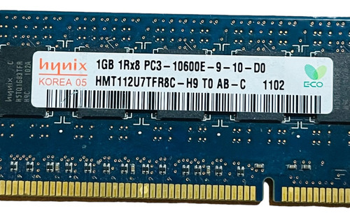 Memoria Ram Para Servidor 1gb  Pc3-10600e - Hmt112u7tfr8c-h9 (Reacondicionado)